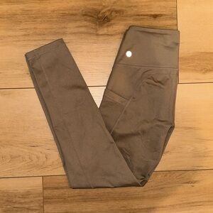 Taupe XS Zella leggings with pockets